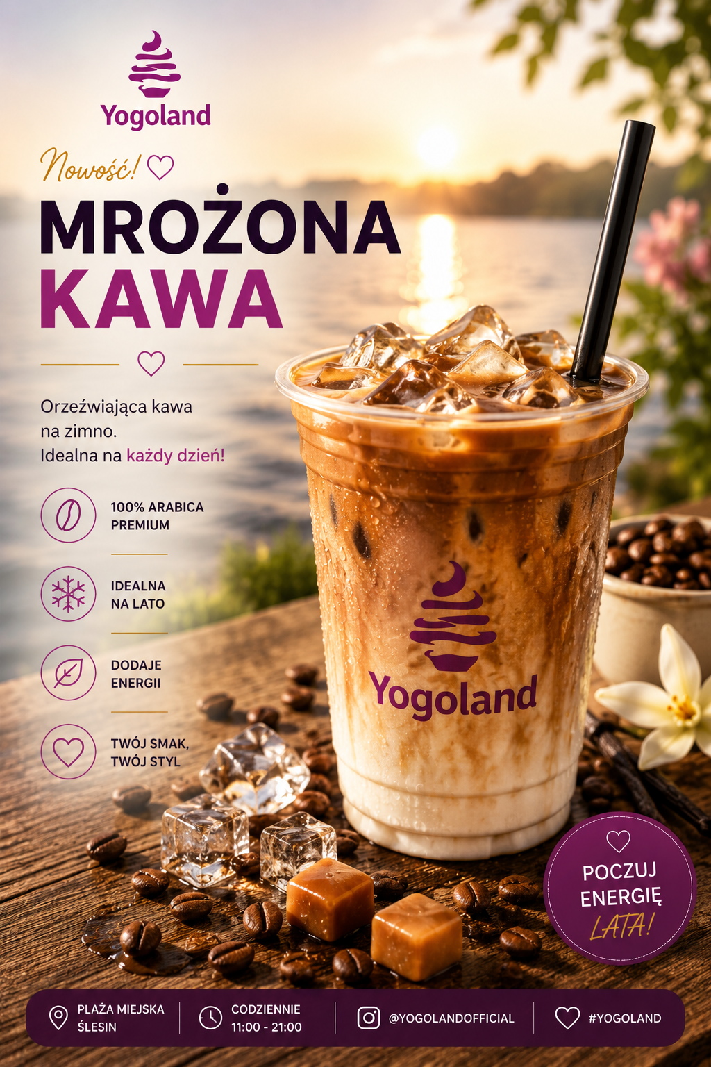 Mrożona kawa Yogoland Ślesin