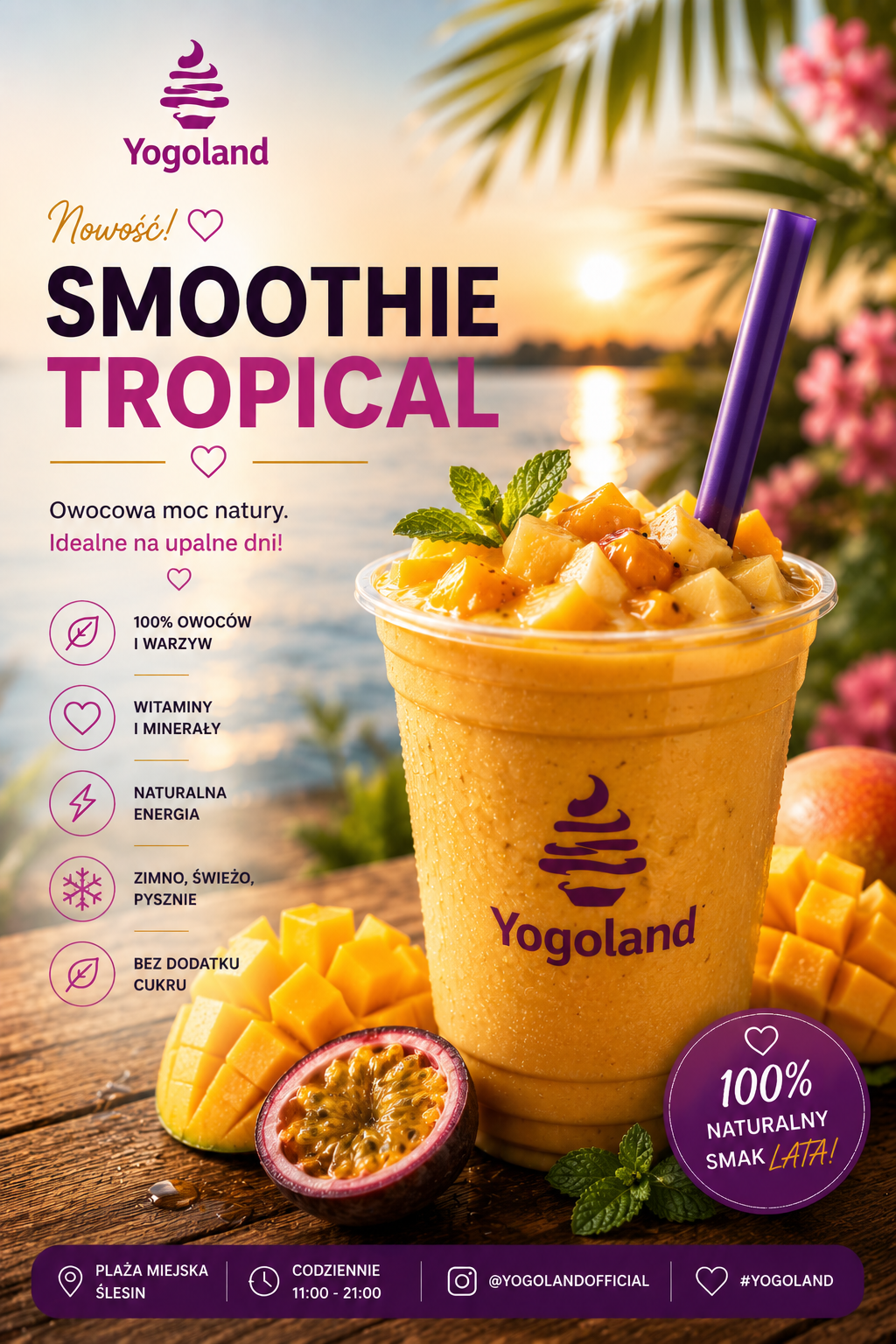 Smoothie Tropical Yogoland Ślesin